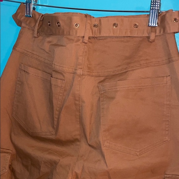 Brown cargo women pants size medium - Picture 10 of 13